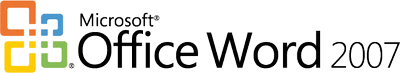 Logo Microsoft Office Word 2007 Logo Microsoft Office Word 2007